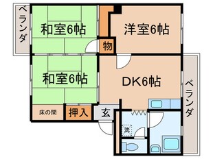 ピアコート陣原の物件間取画像